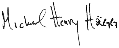 Michael Hägg's signature